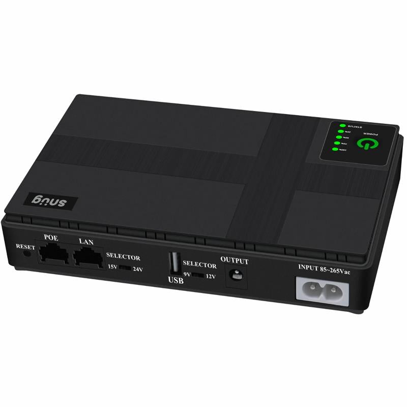 SNUG MINI DC UPS STAY CONNECTED DURING THOSE BLACKOUTS. MINI 8800MA...