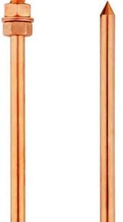 Solarix Copper Cladded 120mm Earth Spike with Dual Nuts and