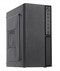 UNIQUE M.ATX CASE BLACK & 450W PSU