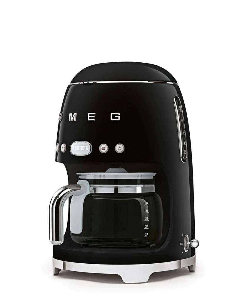 Smeg Drip Coffee Machine - Red and Black