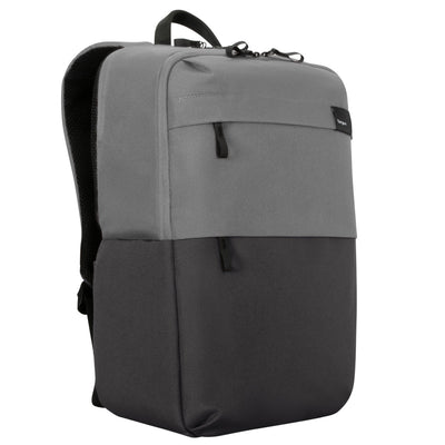 TARGUS 15.6" SAGANO TRAVEL BACKPACK GREY MINIMALISTIC DESIGN SAFEPO...