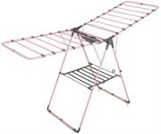 Totally Foldable Clothes Dryer Large Pink With Grey Accents