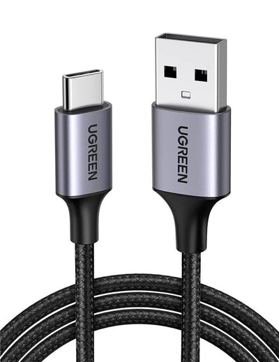 UGREEN USB TO TYPE C BRAID CABLE 1M-BLACK