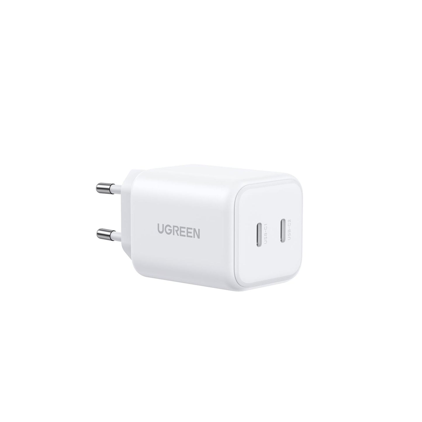 UGREEN 2 PORT GAN 45W PD WALL CHARGER-WHITE