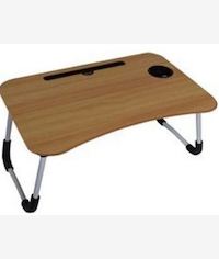 UniQue Black Oak Multifunctional Foldable Laptop Desk