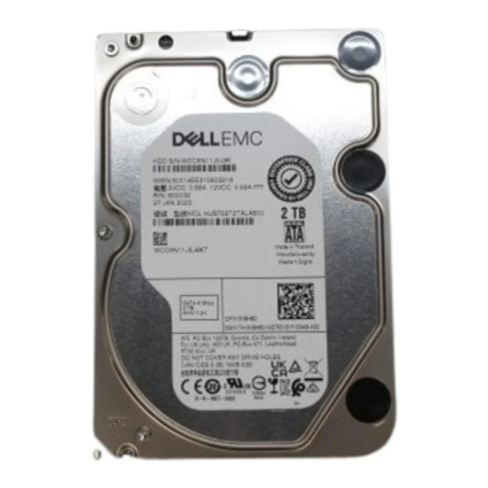 Dell 2TB 7.2K Rpm 3.5" SATA 6GBPS Hdd