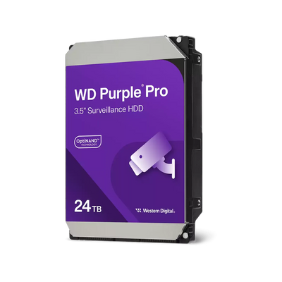 WD Purple PRO with AI 24TB SATA 3.5" Surveillance Internal HDD
