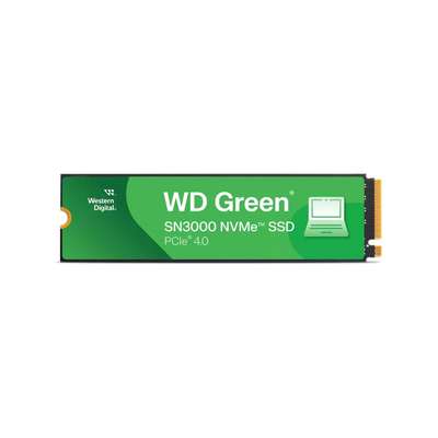 WD Green SN3000 500GB PCIE GEN 4 M.2 3D NAND NVMe Internal SSD