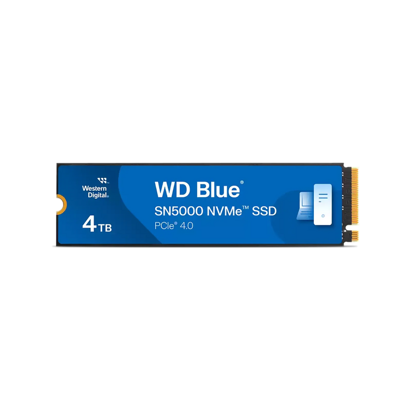WD Blue SN5000 4TB NVME GEN4 M.2 Internal SSD