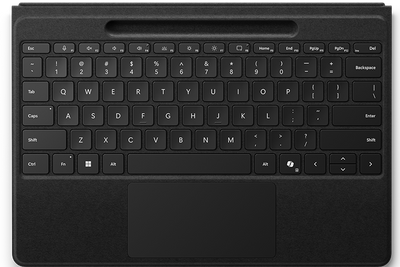 MICROSOFT SURFACE PRO FLEX TYPE COVER - BLACK - NO PEN INCLUDED
