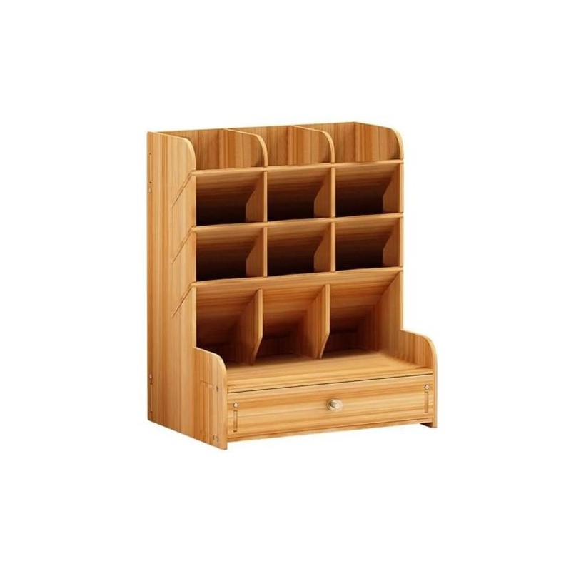 Brainware DIY Medium Wooden Desk Organizer