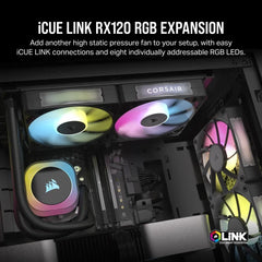 Corsair RX RGB Series; iCUE LINK RX120 RGB; 120mm Fan; Single Pack