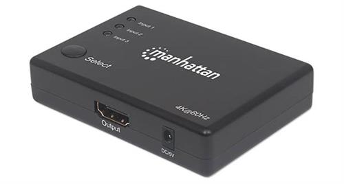 Manhattan 4K Compact 3-PORT HDMI