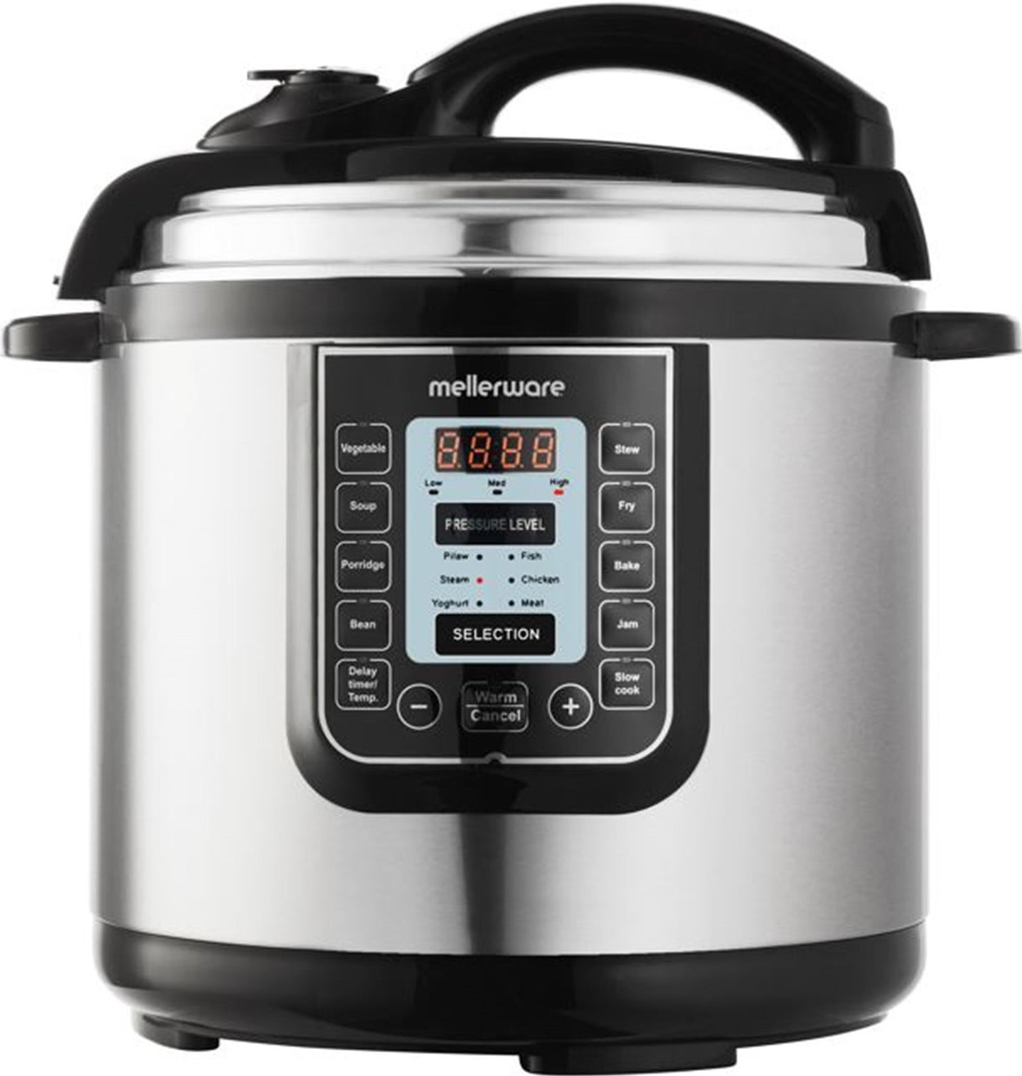 Mellerware 1000W Juno 6 Litres Pressure Cooker With LED Display