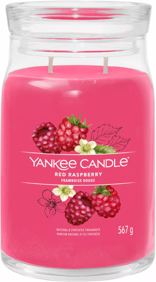 Yankee Red Raspberry Signature Large Jar Candle