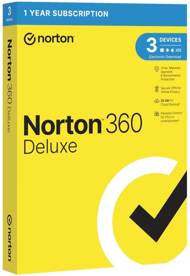 Norton 360 Deluxe 3-DEVICE Annual License