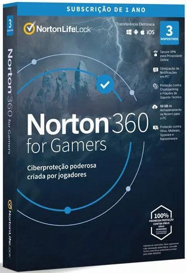 Norton 360 Gamer 3-DEVICE Annual License