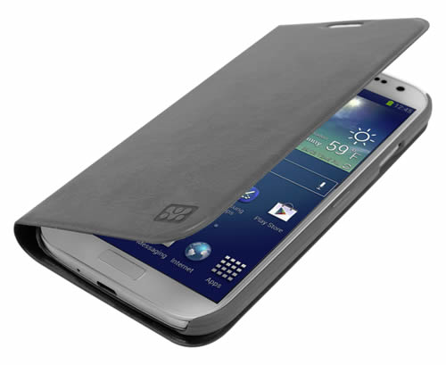 Promate TAMA-S4 Samsung Flip Cover Black