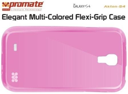 Promate Pink Akton S4-Elegant Flexigrip Case