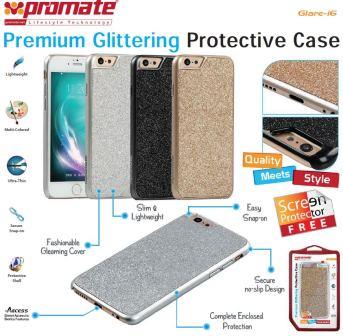 Promate Gold Glare I6 Premium Glittering Protective Case