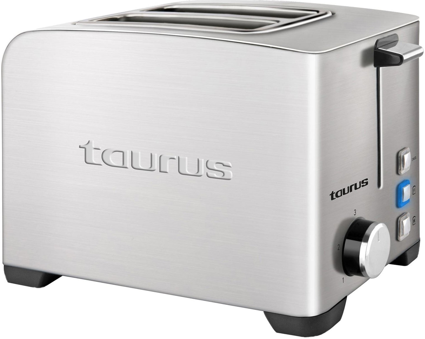 Taurus 850W 2 Slice Brushed Stainless Steel Toaster
