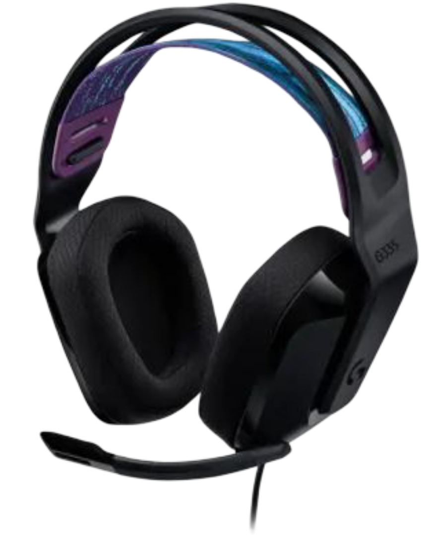 Logitech 3.5MM G335 Wired Gaming Headset Black
