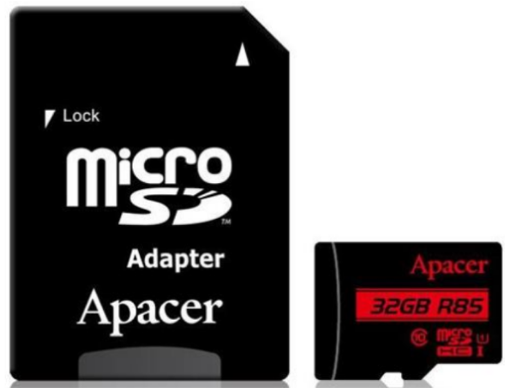 Apacer Microsd With Adapter 32GB Class 10 Memory Card