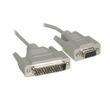 Unique DB9F To 25M Serial 1MTS Cable