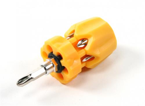 Goldtool Yellow 7 In 1 Stubby Phillips Driver Set