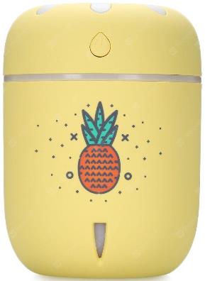 Caseycamomile Pineapple 220ML USB Humidifier Air Purifier
