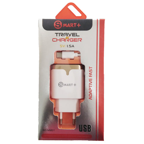 Geeko Smart+ USB Travel Charger With Type