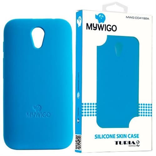 Mywigo CO4192A Silicon Blue Bumper For Mywigo Turia 2