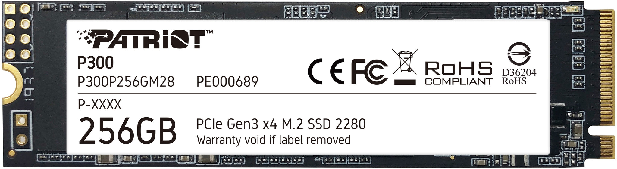 Patriot P300 M.2 PCIE Gen 3 X4 256GB SSD
