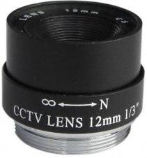 Securnix Lens 12MM Fixed Iris, Retail Box