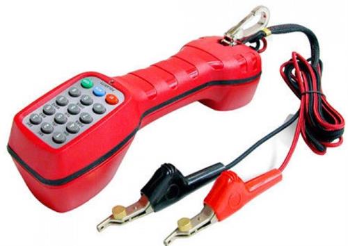Goldtool Red Linemans Test Set For RJ11 &amp; Abn Cord Set