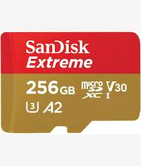 SanDisk Extreme microSDXC™ UHS-I CARD - 256GB