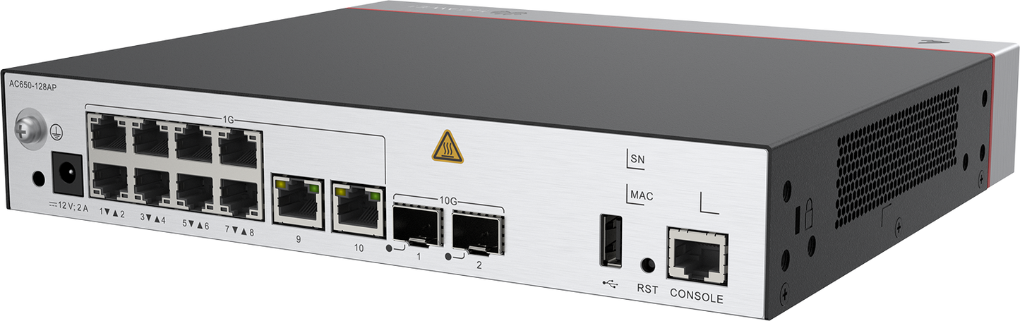 Huawei AC650-128AP 10*GE Ports 2*10GE Sfp+ Ports Manage Up To 128 Ap's