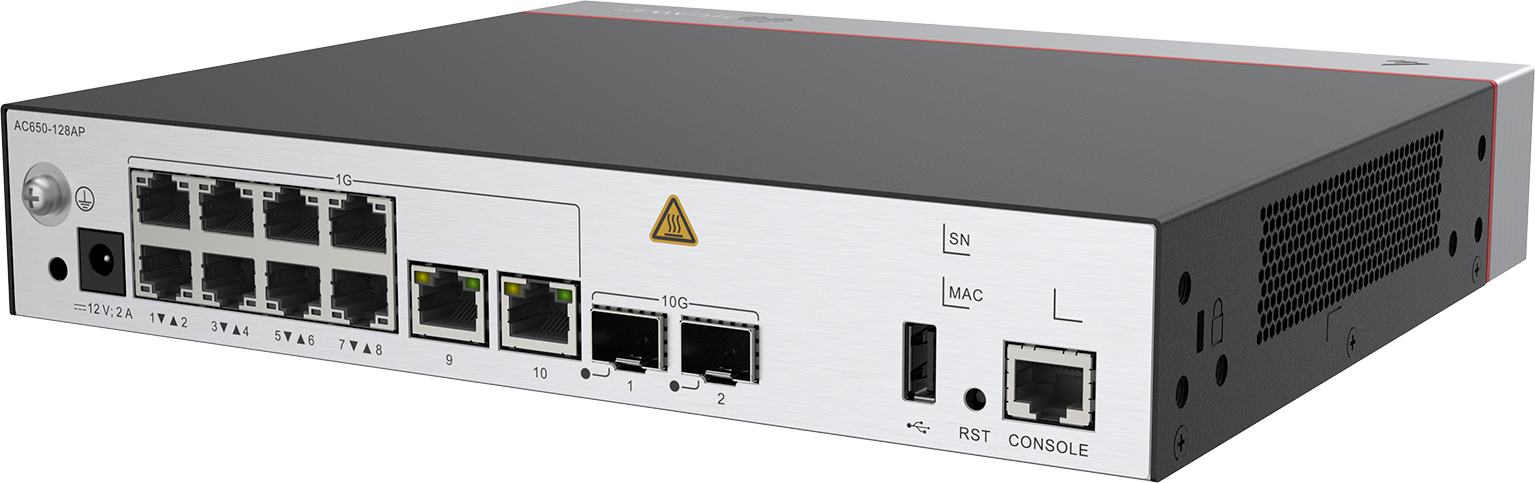 Huawei AC650-128AP 10*GE Ports 2*10GE Sfp+ Ports Manage Up To 128 Ap's