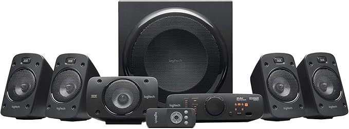 Logitech Z906 5.1 Surround Sound Speaker System Black