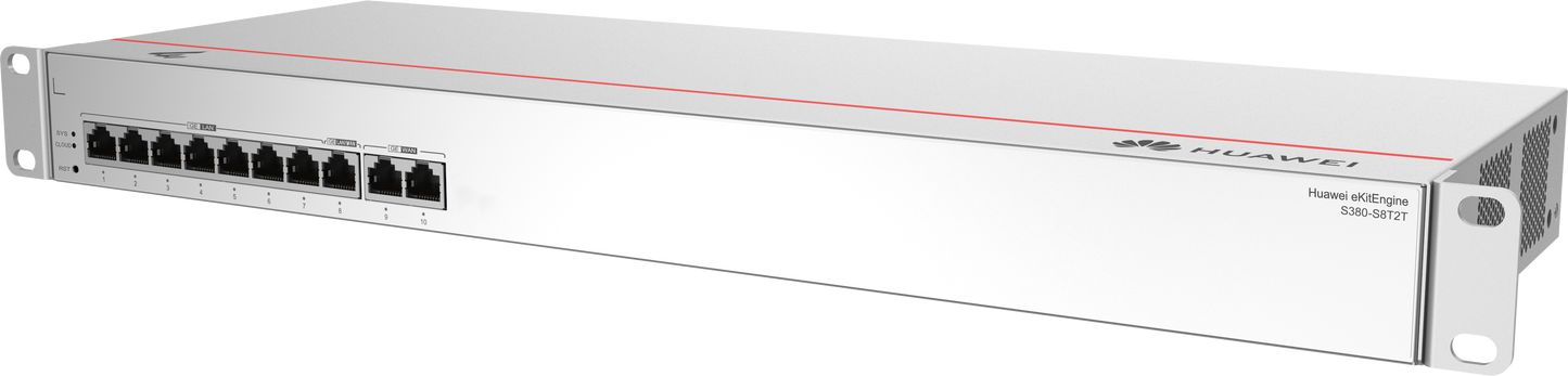 Huawei S380 S8T2T 2*GE Wan 8*GE LAN Up To 250 Users Forwarding Performance 2GBPS