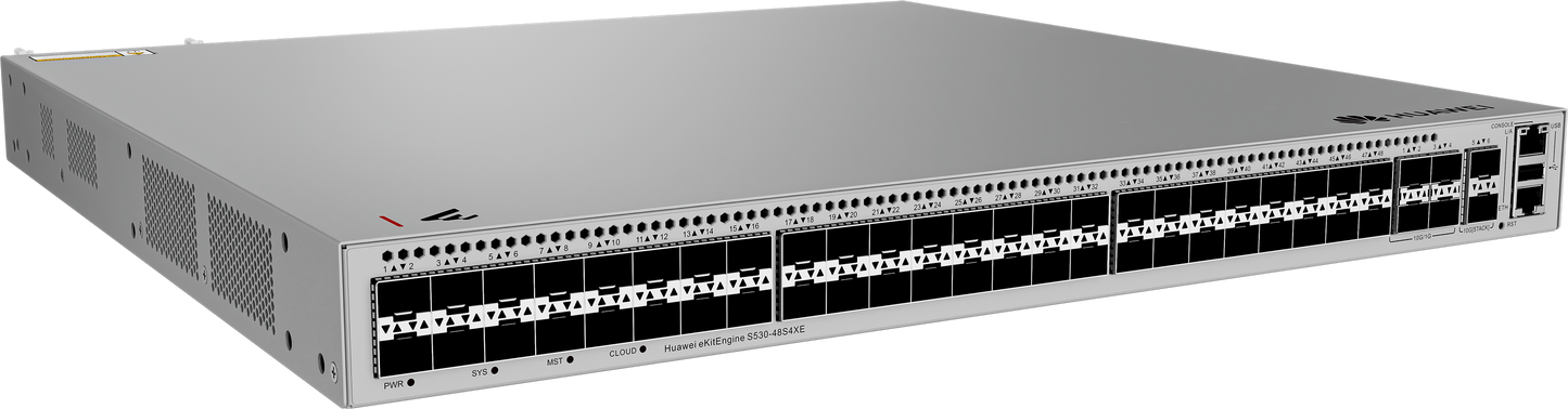 Huawei S530-48S4XE 48*GE Sfp Ports 4*10GE Sfp+ Ports 2*12GE Stack Ports With 1*AC Power Module