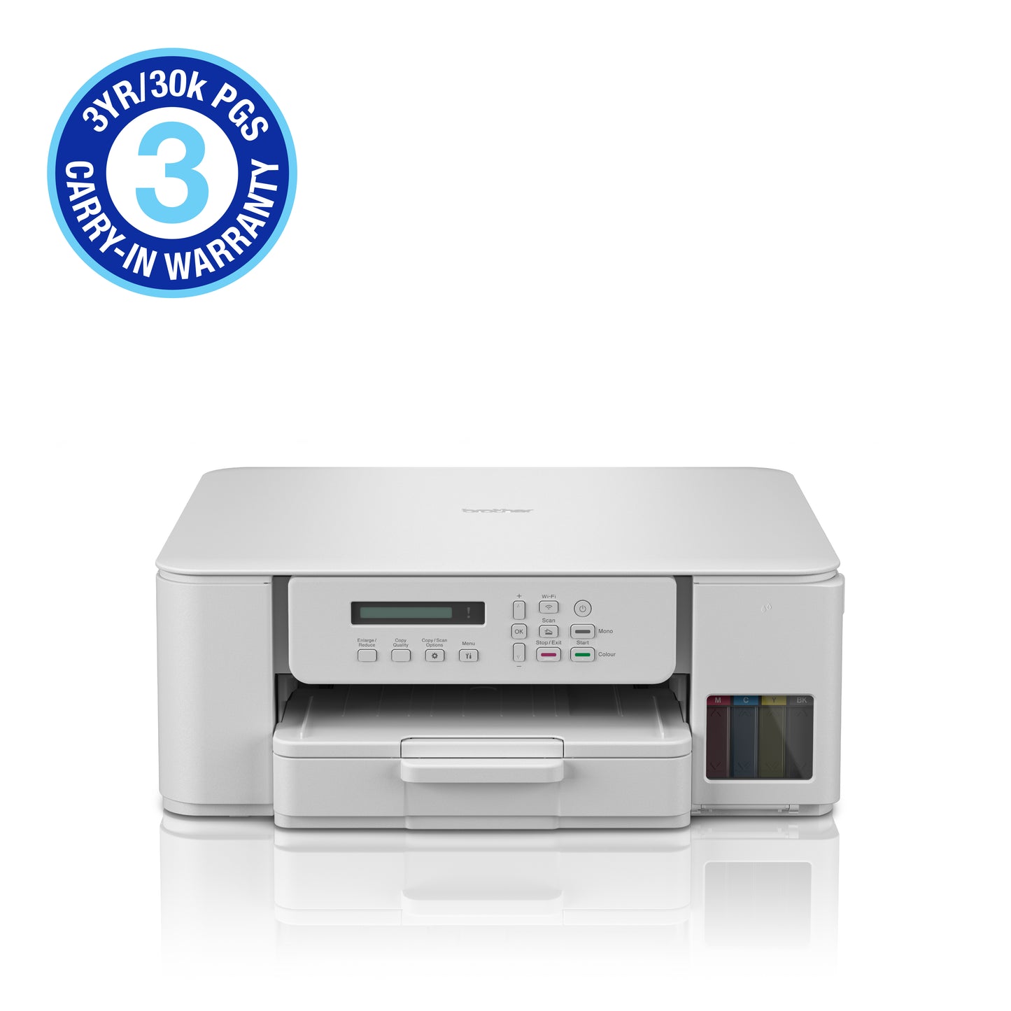 Brother 3-IN-1 Ink Tank Printer/ Duplex Printing (3YR / 30 000 Page Carry In Warranty)