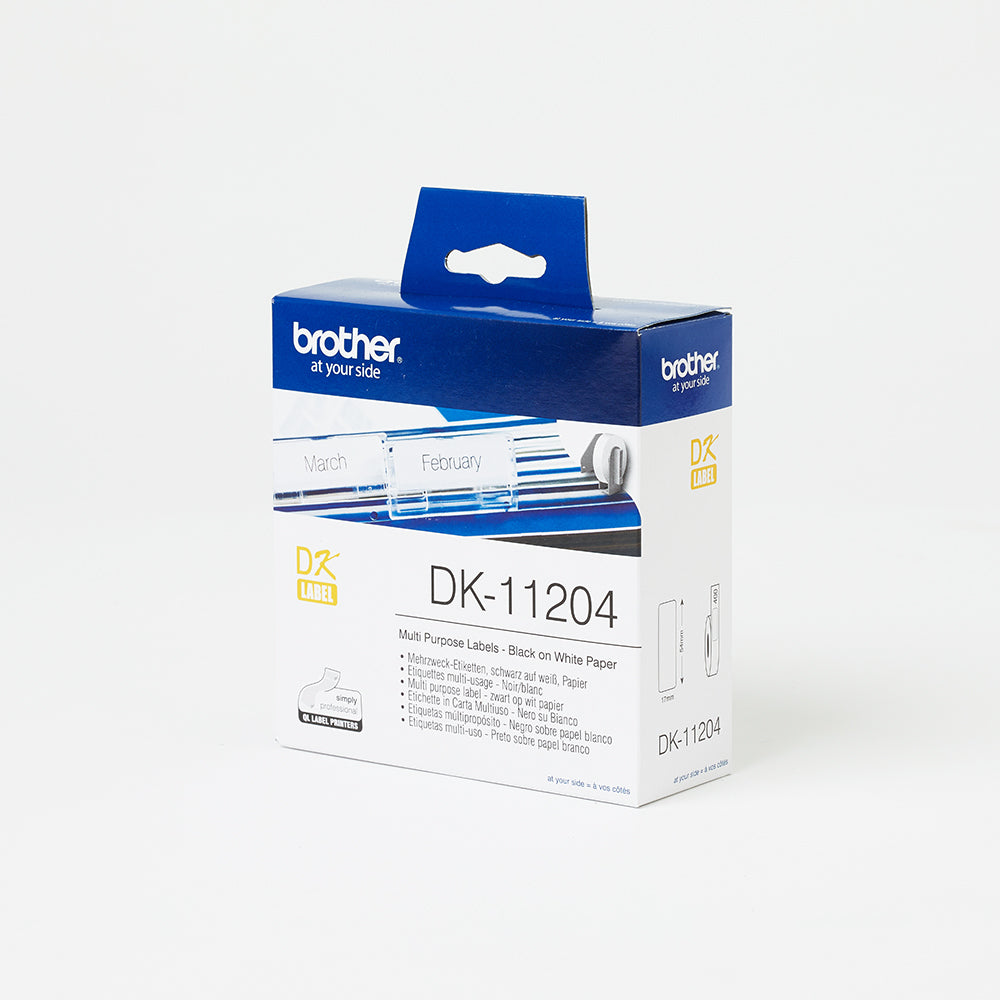 Brother Multi-Purpose Label (17MM X 54MM) 400 Labels Per Roll