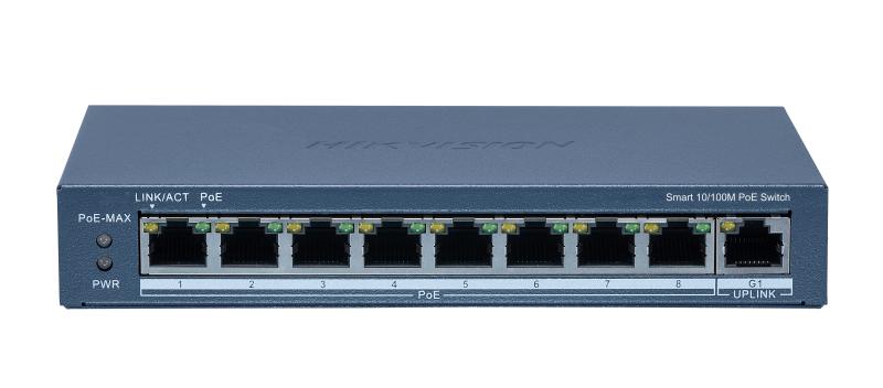Hikvision 8 Port POE Smart Managed Switch