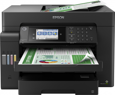 Epson 32PPM Mono 22PPM Colour A3+ Print Scan Copy Fax Usb/Usbhost Wi-Fi/Wi-Fidirect Ethernet Autoduplexprint&scan Adf Incl 1 Set Of Ink