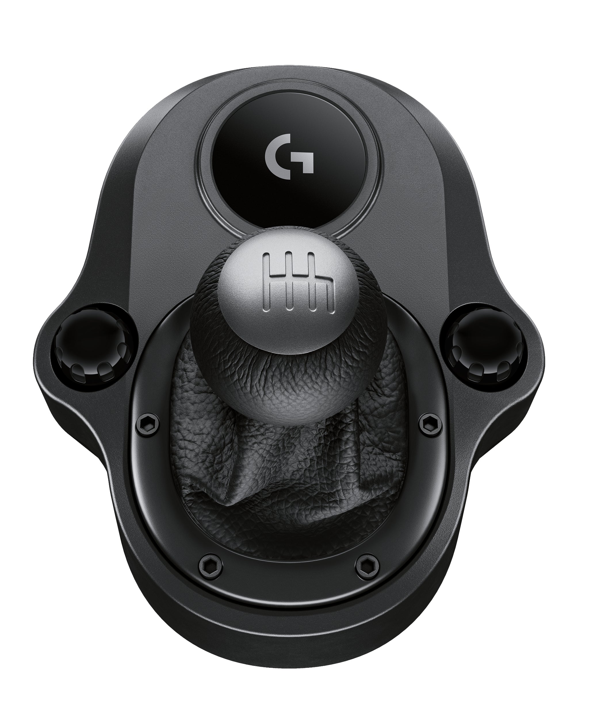 Logitech – Gaming Shifter – G-Series Racing Wheel Accessory – Black Leather