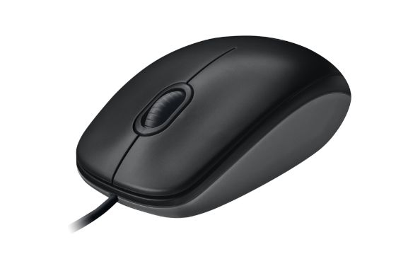 Logitech Wired Mouse Grey USB