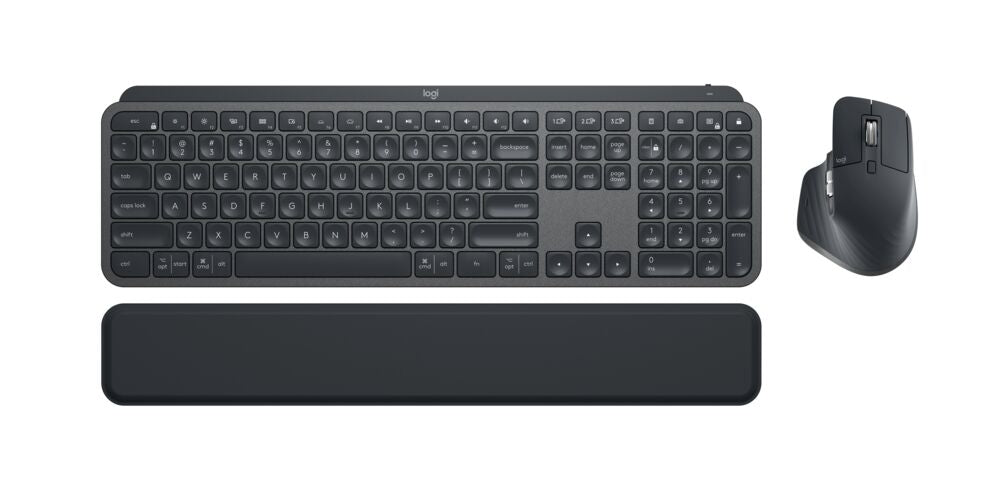 Logitech Mx Keys S Combo Wireless Keyboard And Mouse Combo Slimline Graphite Bluetooth