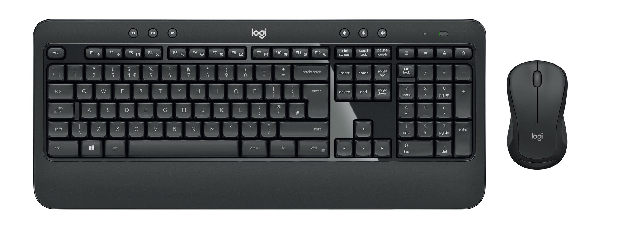 Logitech Wireless Keyboard And Mouse Combo Black USB