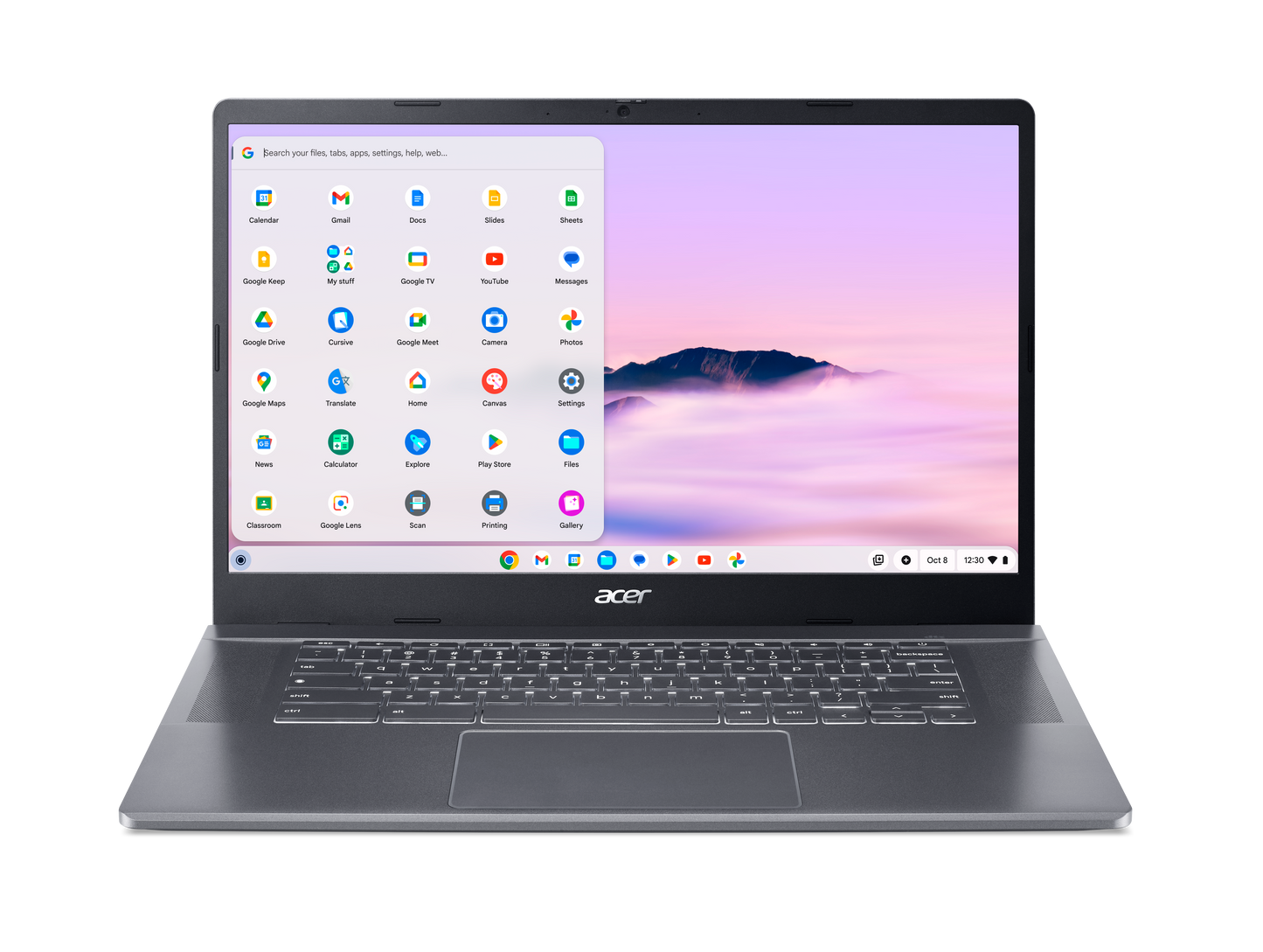 Acer Chromebook Plus 515 15.6" FHD IPS Slimbezel Touch Lcd INTEL Core 5 Processor 120U 16GB LPDDR5X 256GB PCIE NVME SSD WIFI6E+BT Fpr FHD USB Camera